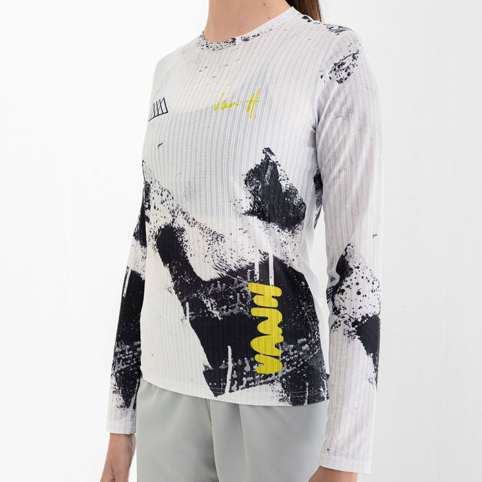 Static Long Sleeve Sport Shirt Womens