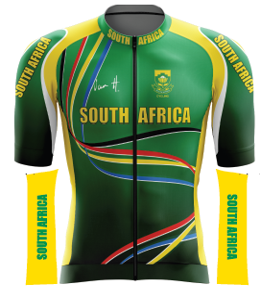 Mens SA Green & Gold Jersey