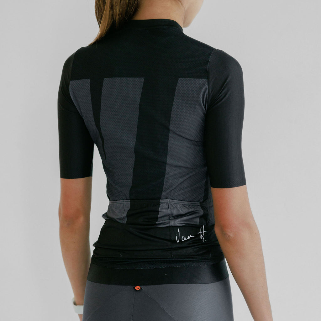 Womens Black Mono Jersey