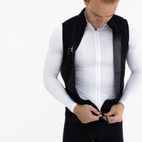 Mens Black All weather Gilet