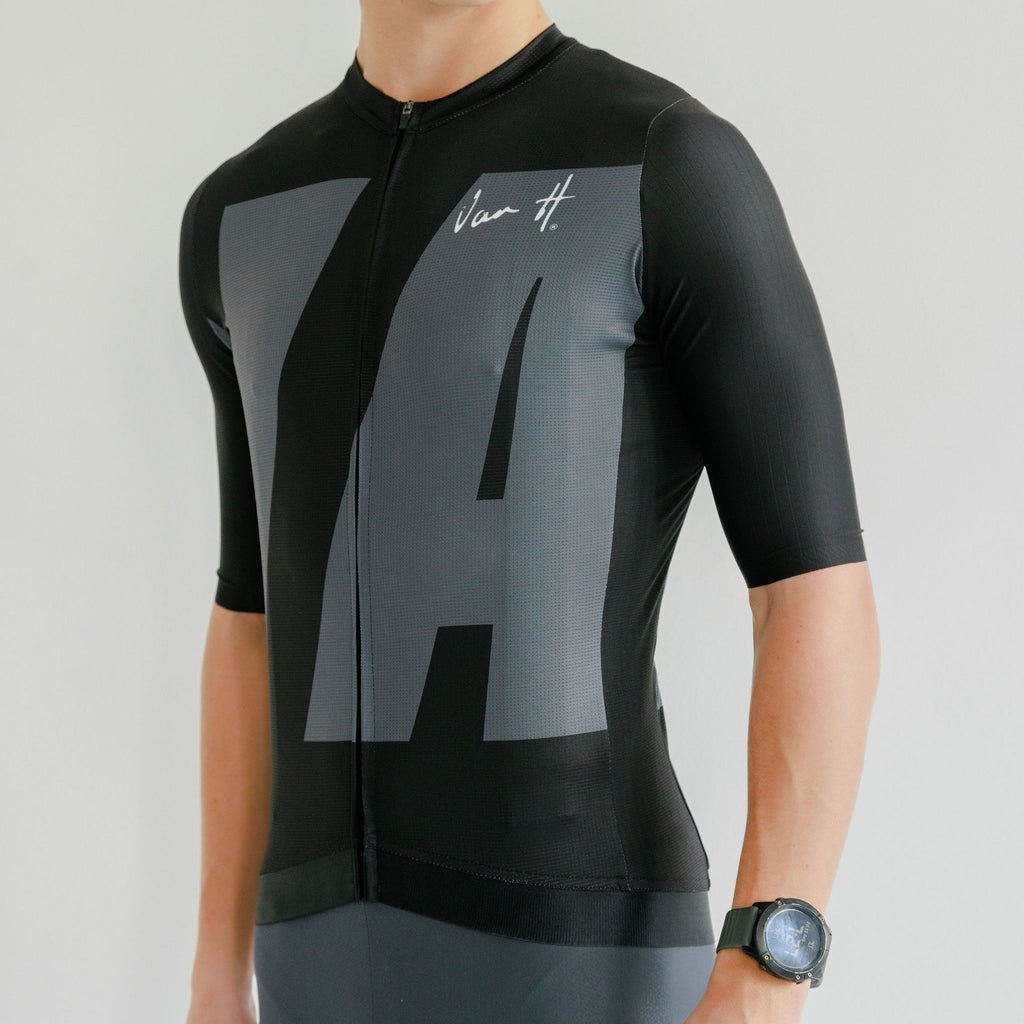 Mens Black Mono Jersey