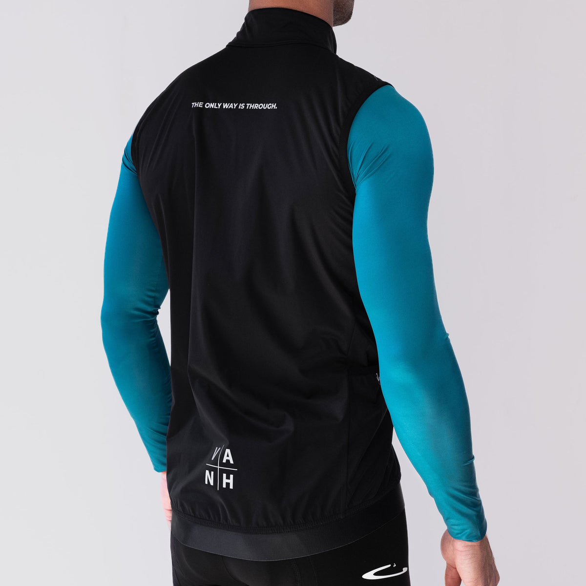 Mens Black All weather Gilet