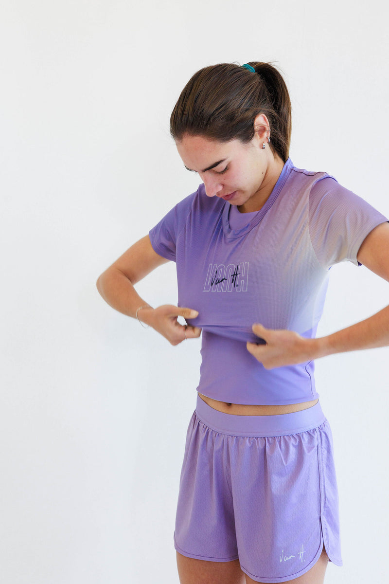 Opaline Cropped Sport Shirt Womens