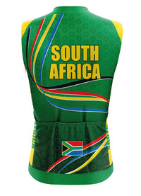 Mens SA Green & Gold All weather Gilet