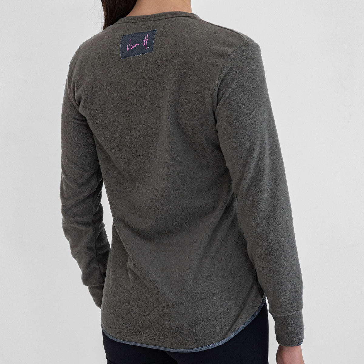 Womens Sage Polar Fleece Top
