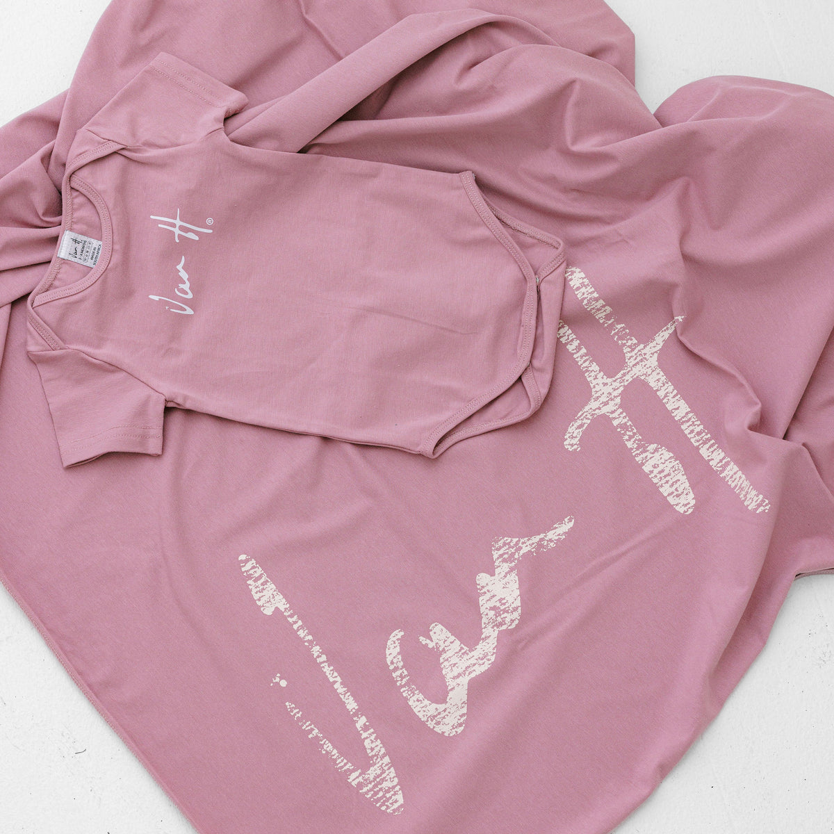 Pink Babygrow & blanket