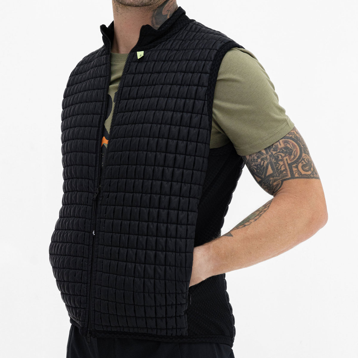 Mens Stretch Puffer Gilet
