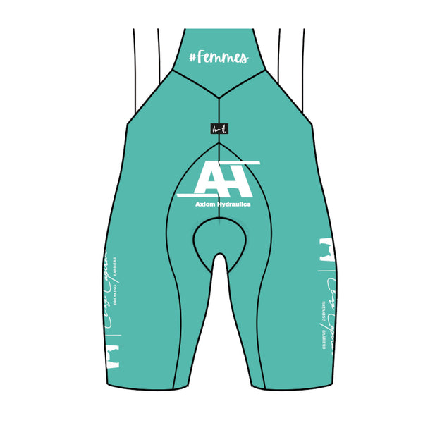 Femmes Turquoise ProTour Bib Mens
