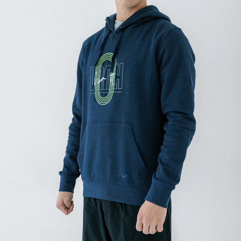 Navy Track Hoodie