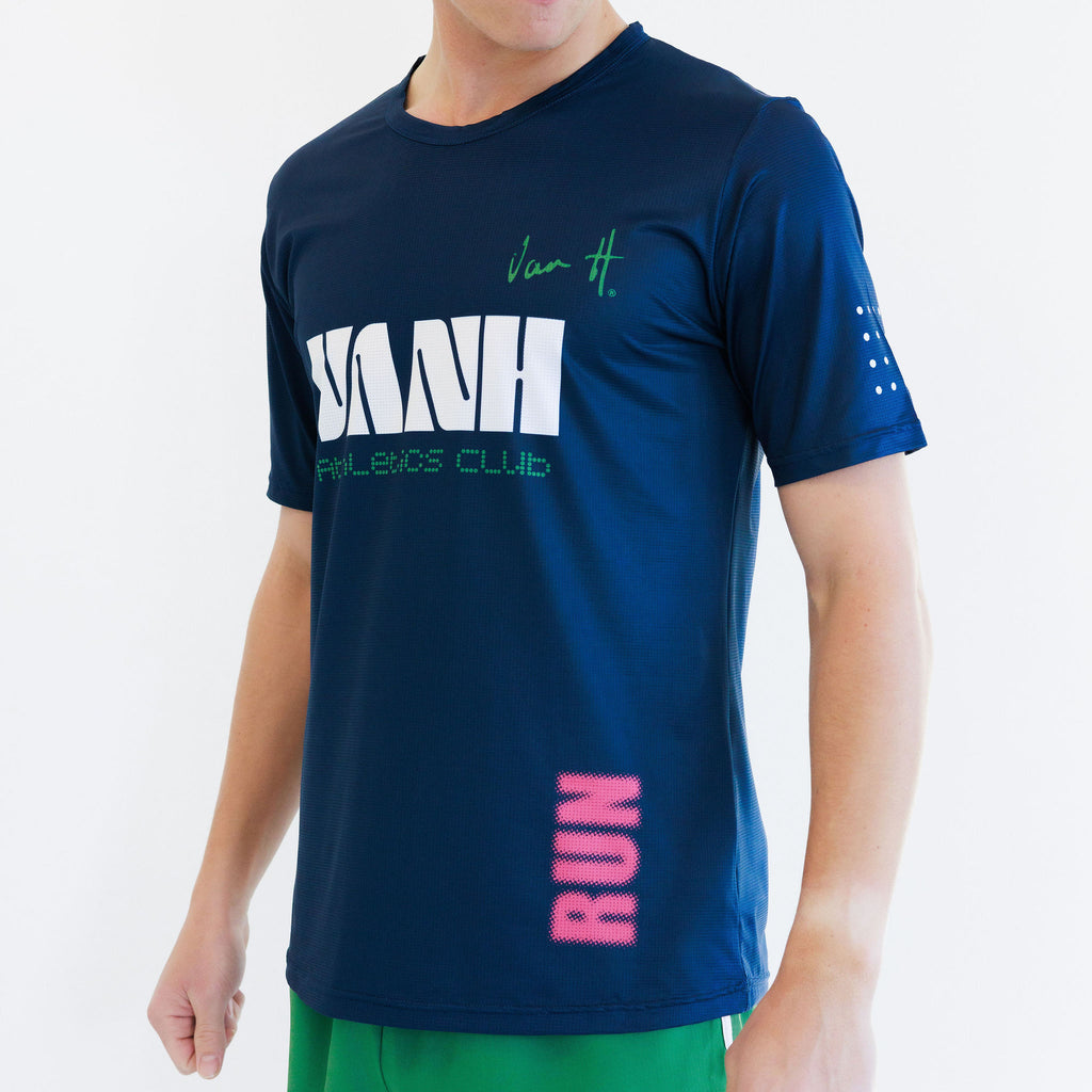 Verde Blue Sport Shirt Mens