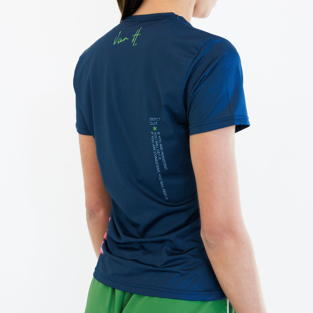 Verde Blue Sport Shirt Womens