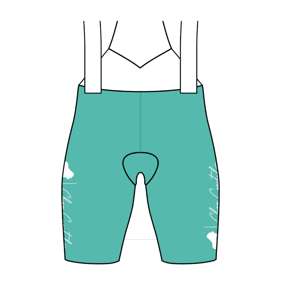 Femmes Turquoise ProTour Bib Mens