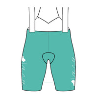 Femmes Turquoise ProTour Bib Mens