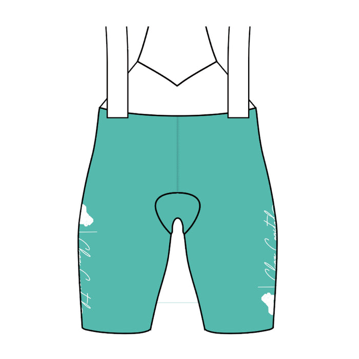 Femmes Turquoise ProTour Bib Mens