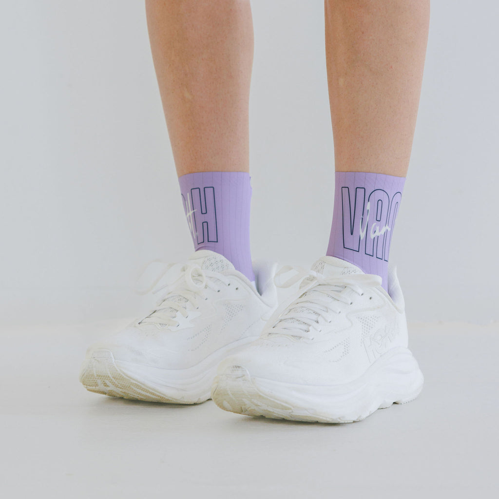 Opaline Purple Running Socks