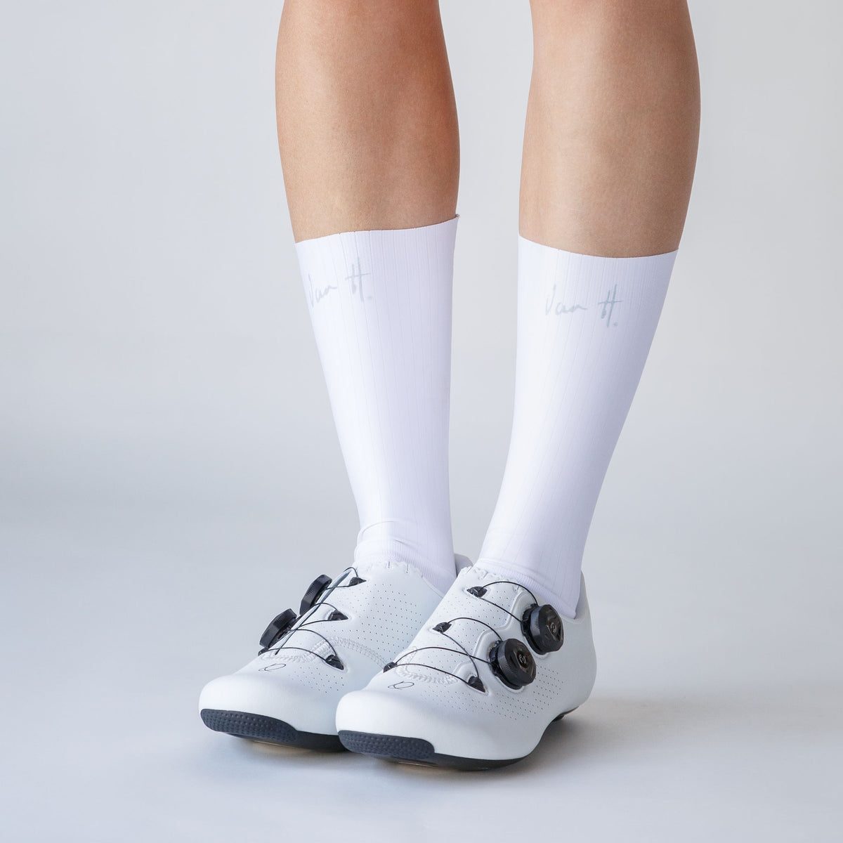 Custom Aero Socks White foot