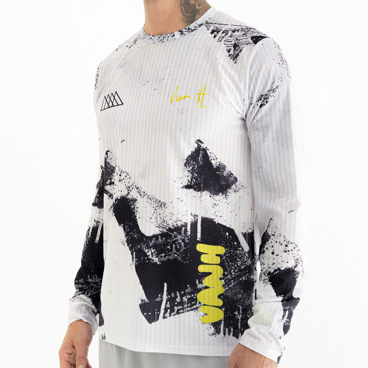 Static Long Sleeve Sport Shirt Mens