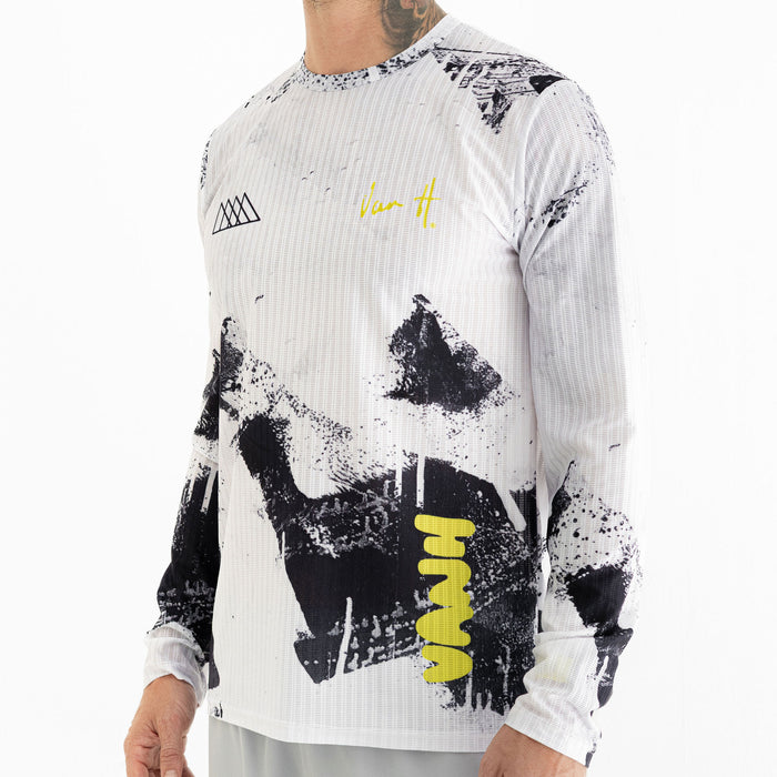 Static Long Sleeve Sport Shirt Mens