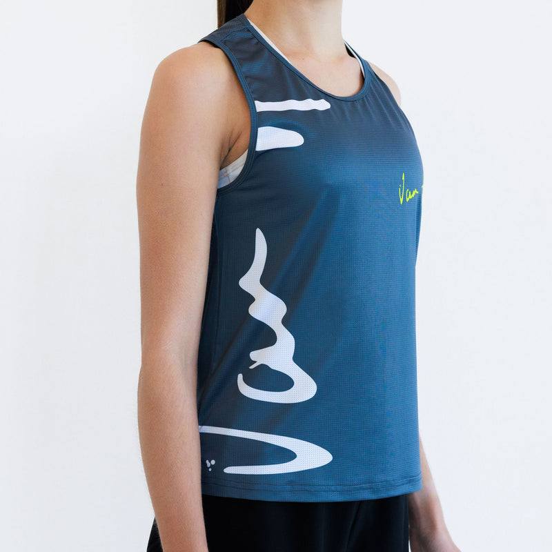 Charcoal running vest Womens