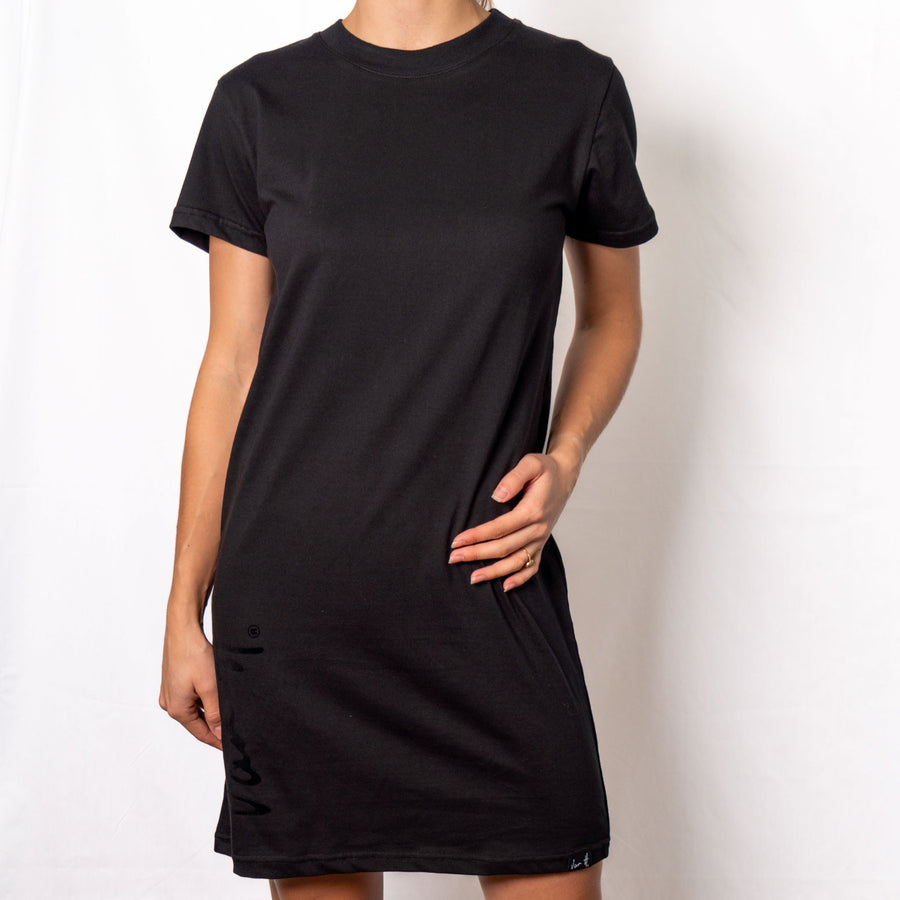 Black T-shirt Dress – VanH