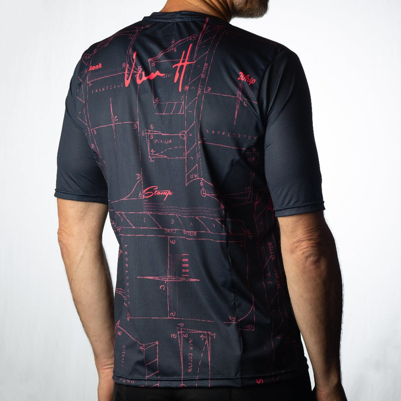Men's Navy Project Trail jersey