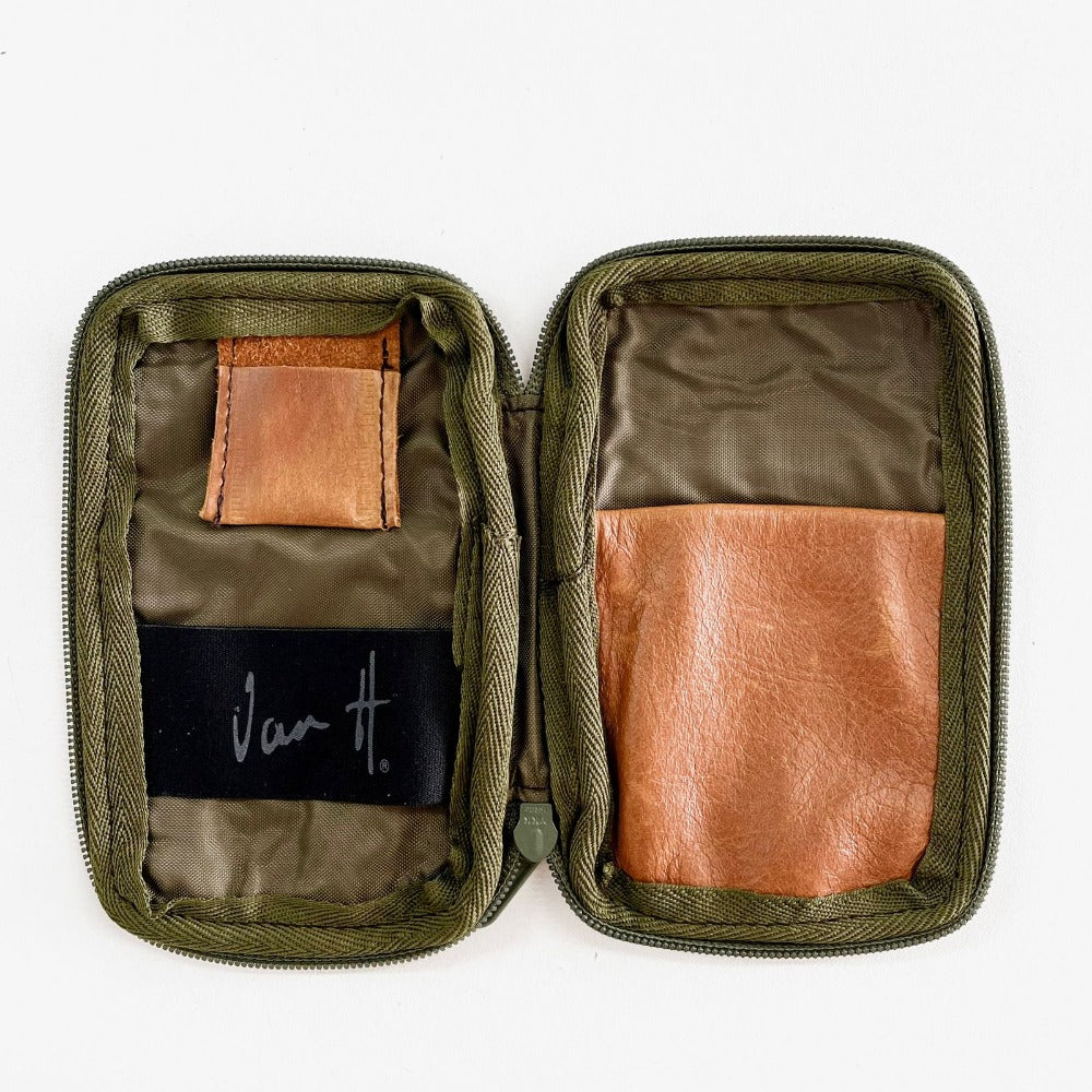 VanH Tan Leather Tool Pouch