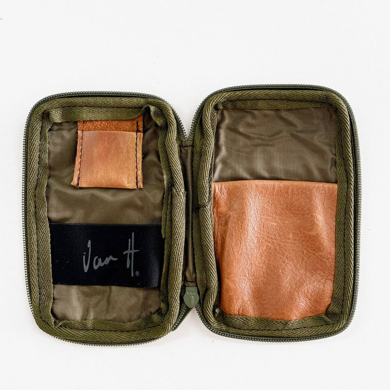 VanH Tan Leather Tool Pouch